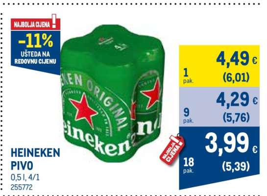 HEINEKEN PIVO