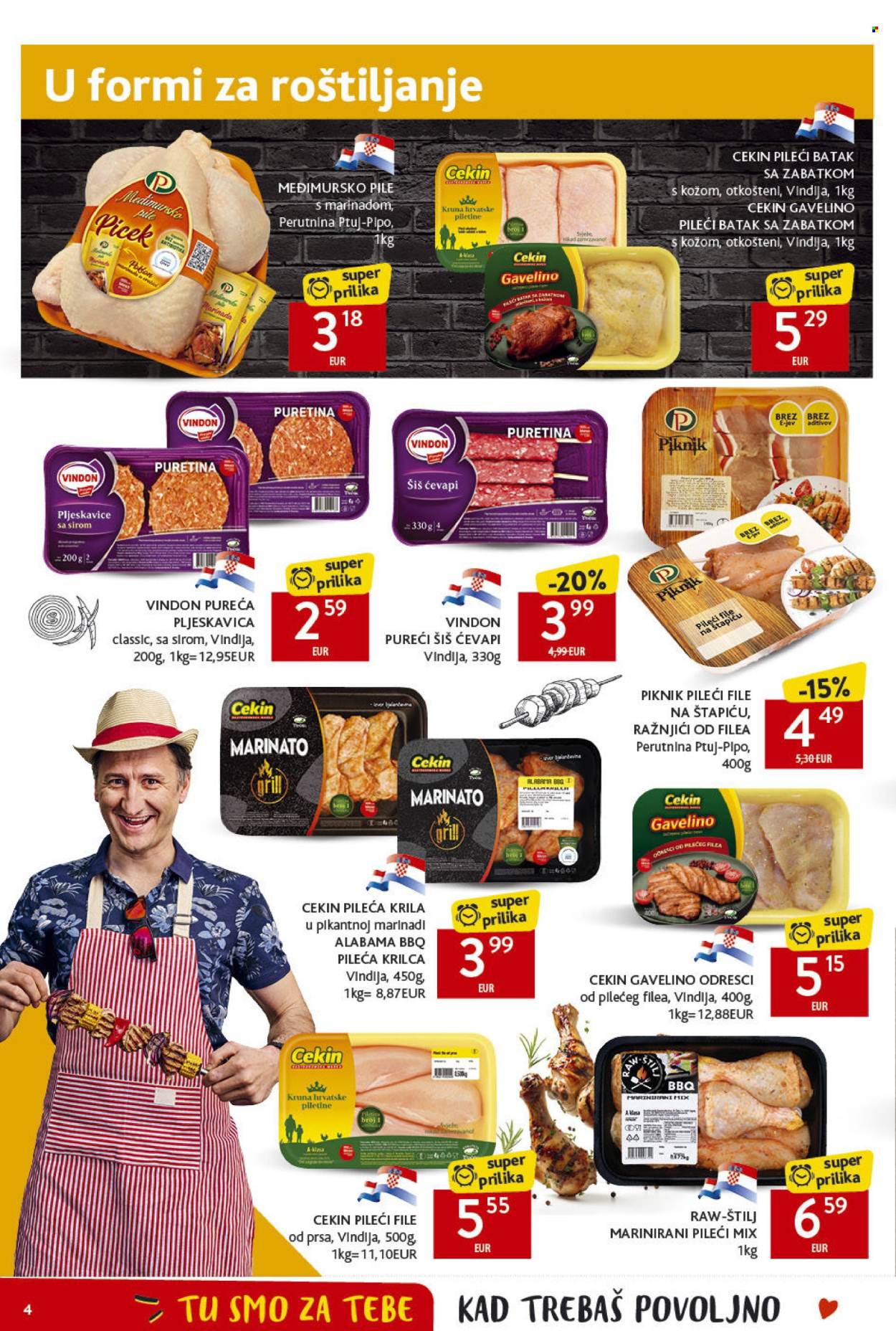 Leták Konzum - 8.5.2025 - 14.5.2025. Strana 4