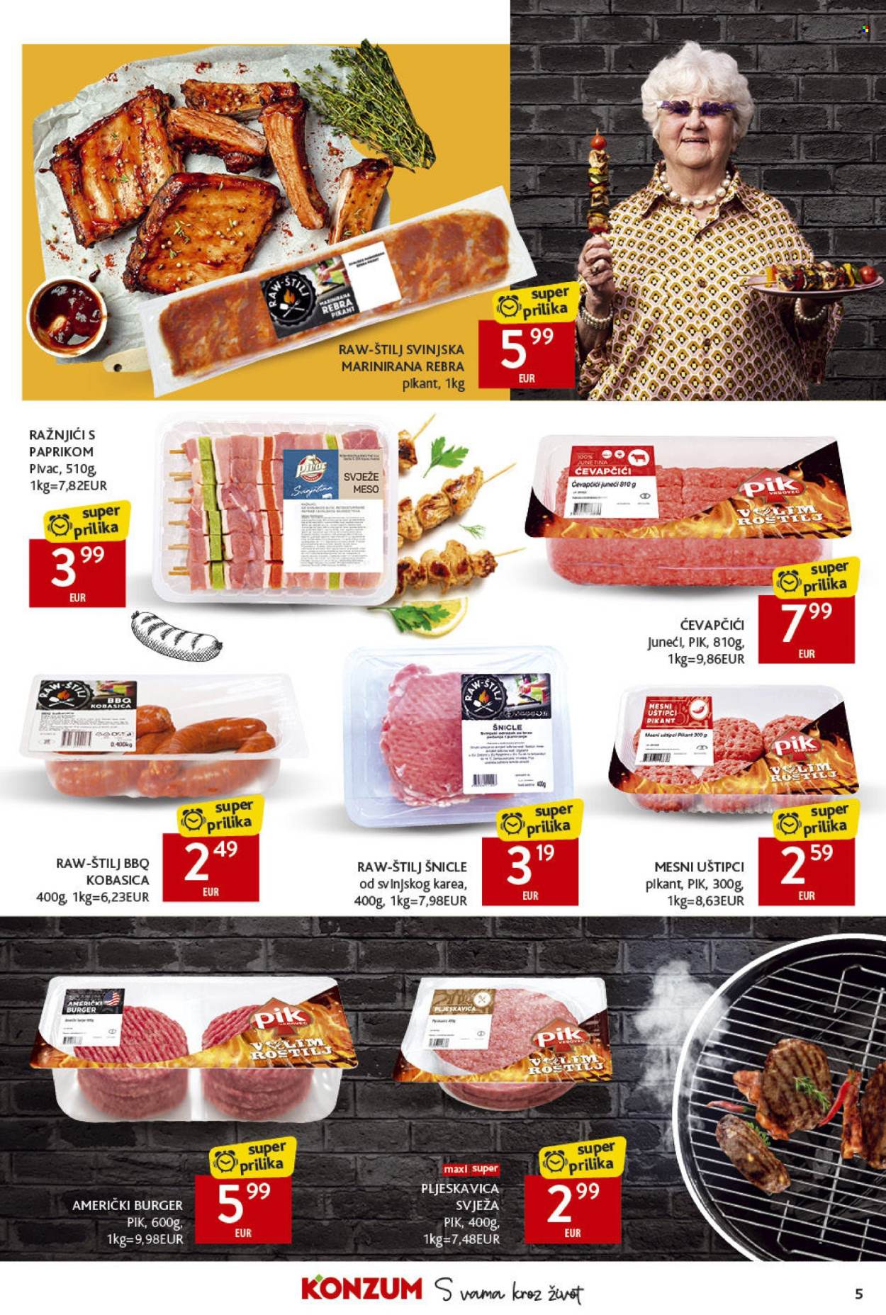 Leták Konzum - 8.5.2025 - 14.5.2025. Strana 5