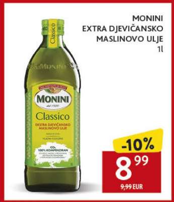 MONINI EXTRA DJEVIČANSKO MASLINOVO ULJE