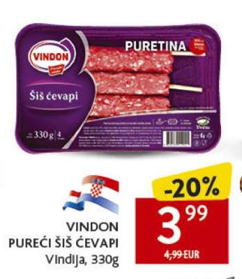 VINDON PUREĆI ŠIŠ ĆEVAPI