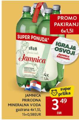 Jamnica Prirodna mineralna voda