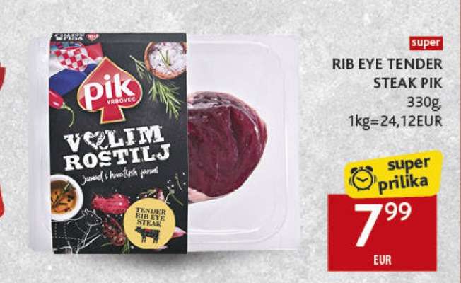 RIB EYE TENDER STEAK PIK