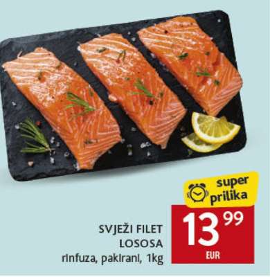 Svježi filet lososa