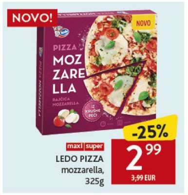 LEDO PIZZA mozzarella, 325g