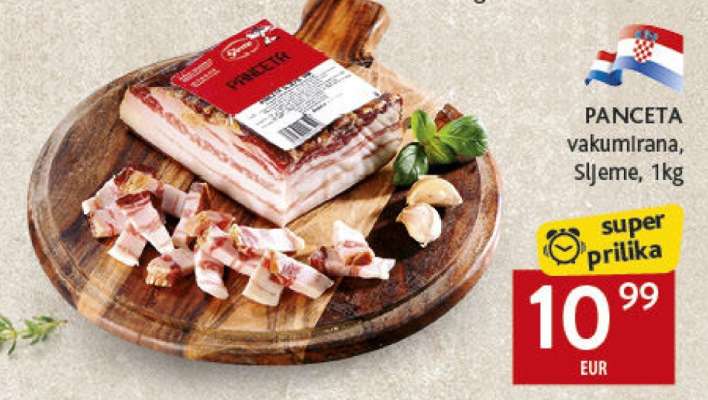 PANCETA vakumirana, Sijeme, 1kg