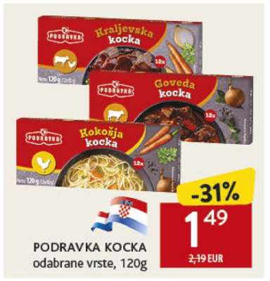 PODRAVKA KOCKA