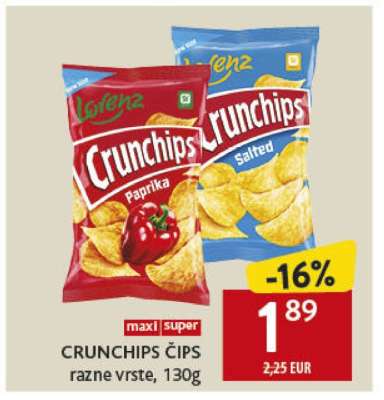CRUNCHIPS Čips