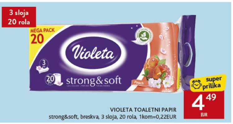 VIOLETA TOALETNI PAPIR