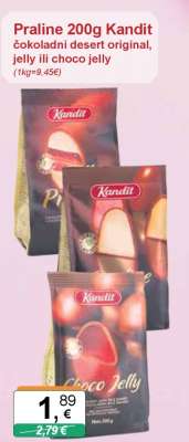 Praline 200g Kandit