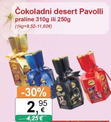 Čokoladni desert Pavolli