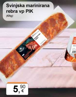 Svinjska marinirana rebra vp PIK