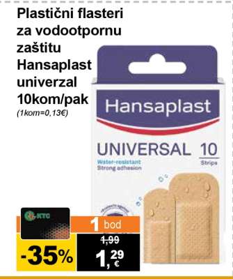 Hansaplast univerzal 10kom/pak
