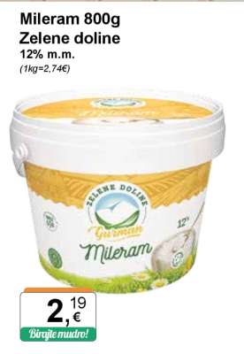 Mileram 800g Zelene doline