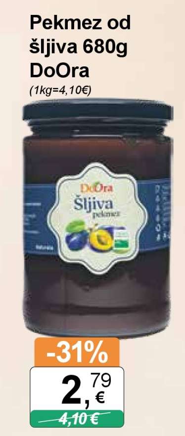 Pekmez od šljiva 680g DoOra