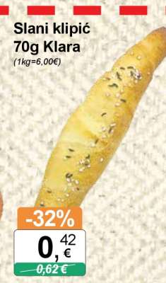 Slani klipić 70g Klara
