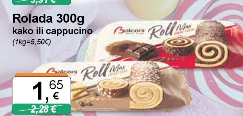 Rolada 300g kako ili cappucino