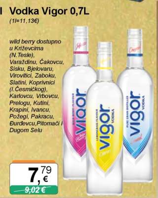 Vodka Vigor 0,7l
