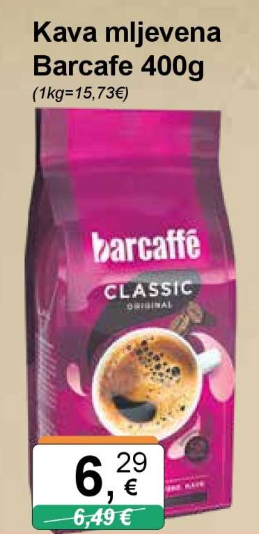 Kava mljevena Barcafe 400g