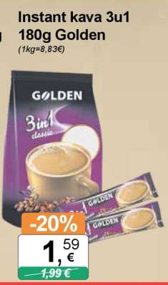 Instant kava 3u1 180g Golden