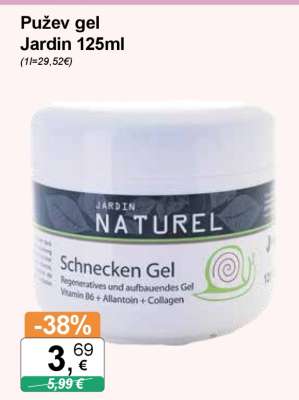 Pužev gel Jardin 125ml
