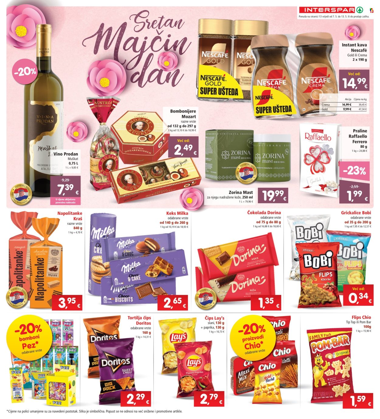 INTERSPAR katalog - 07.05.2025. - 13.05.2025. Stranica 1
