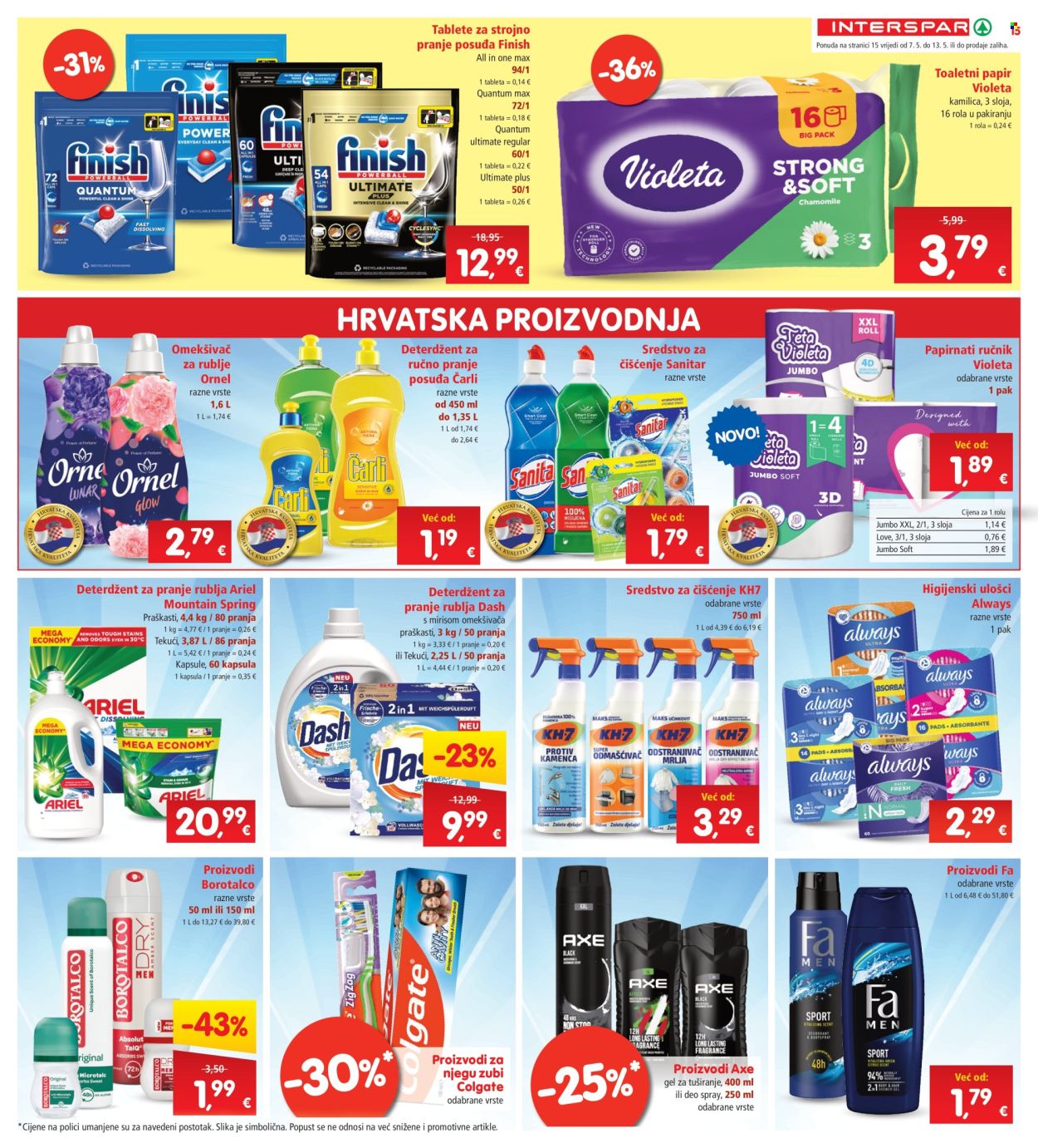 INTERSPAR katalog - 07.05.2025. - 13.05.2025. Stranica 1