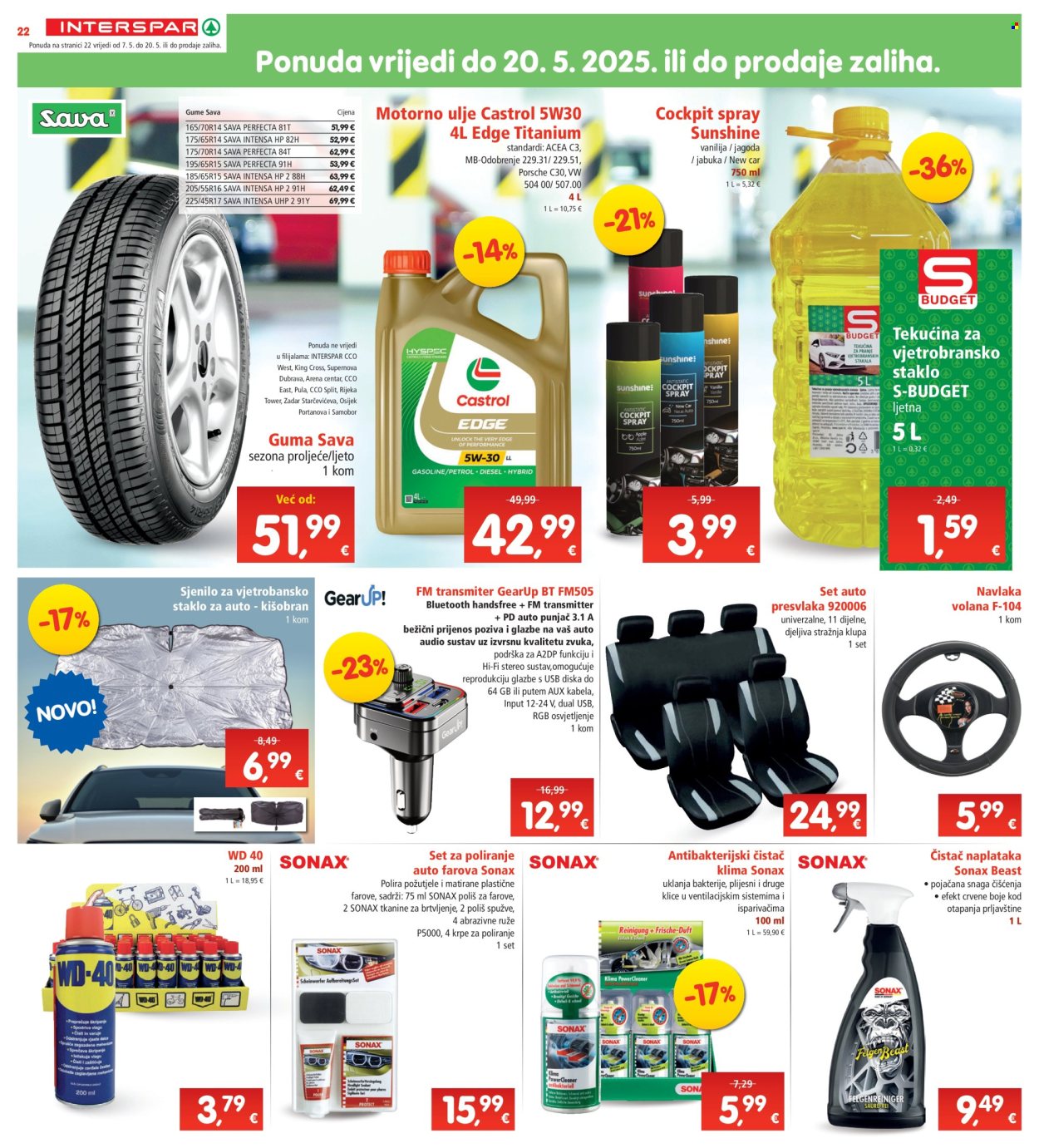 INTERSPAR katalog - 07.05.2025. - 13.05.2025. Stranica 1