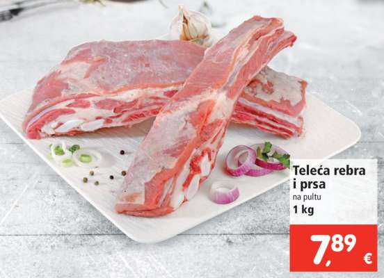 Teleća rebra i prsa
