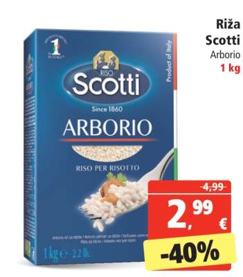 Riža Scotti Arborio