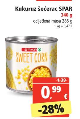 Kukuruz šećerac SPAR