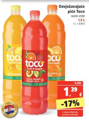 Osvježavajuće piće Toco