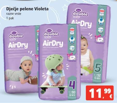 Dječje pelene Violeta