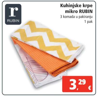 Kuhinjske krpe mikro RUBIN