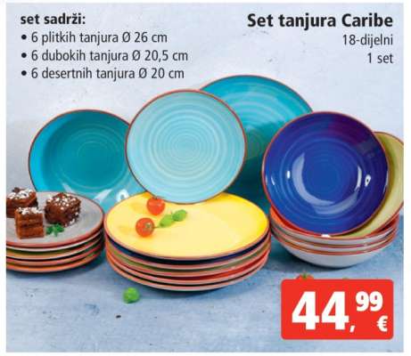 Set tanjura Caribe