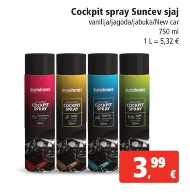 Cockpit spray Sunčev sjaj
