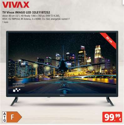 TV Vivax IMAGO LED 32LE118T2S2