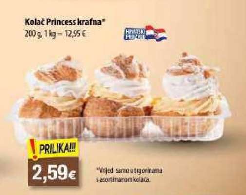 Kolač Princess krafna