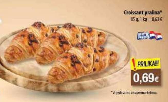 Croissant pralina