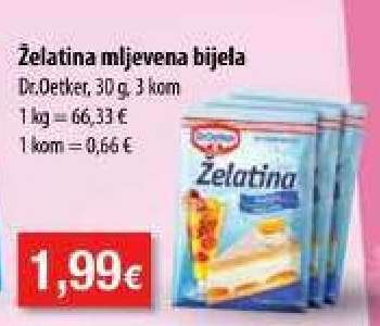 Želatina mljevena bijela