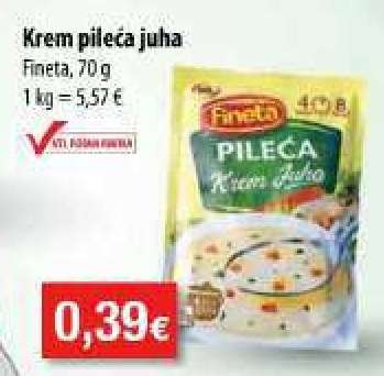 Krem pileća juha