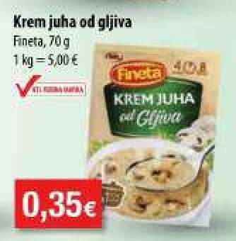 Krem juha od gljiva