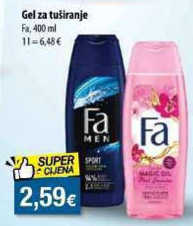 Gel za tuširanje Fa