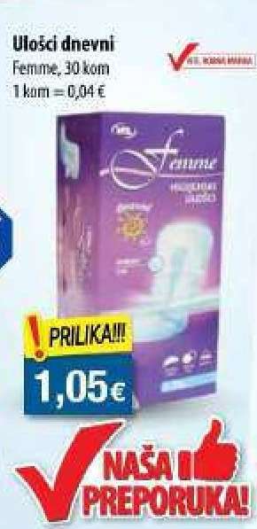 Ulošci dnevni Femme