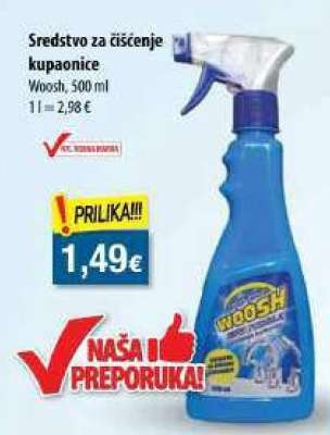 Sredstvo za čišćenje kupaonice Woosh , 500 ml