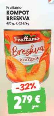 Fruttamo KOMPOT BRESKVA