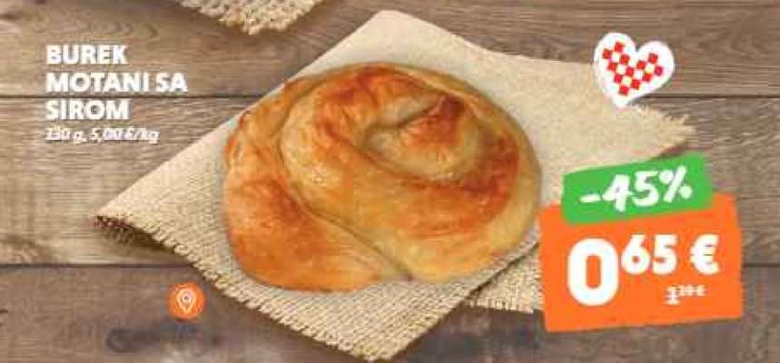 Burek motani sa sirom