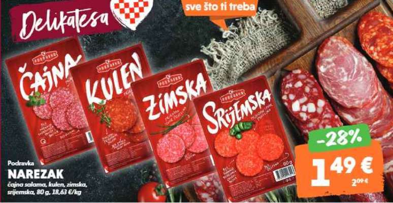 PODRAVKA NAREZAK