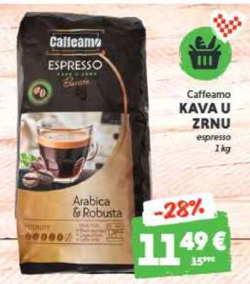 Caffeamo KAVA U ZRNU espresso