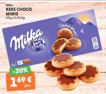 Milka KEKS CHOCO MINIS